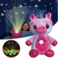 Plush Toy With Light Projector In Belly Comforting Toys Plush Toys Night Light Cuddly Puppy Christmas Gifts For Kids Children pink
