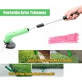 Protable Ziptrim Cordless Lawn Mower Grass Trimmer Garden Edging Decor Tool Electric Trimming Machine With Telescopic Rod Ties