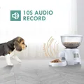 5L automatic pet feeder cat bowl dog dispenser w/ voice recorder set 1-5 meals a day