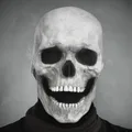 2022 Halloween Horror Decoration Full Head Skull Mask/Helmet Toys Movable Jaw Creative Unisex Funny