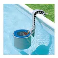 Flowclear Wall Mount Pool Surface Skimmer Cleans Above Ground Pools Attracts Floating Debris, Grey