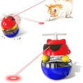 Cat Toy Automatic, Pet Toy Balls, Multifunctional Interactive Laser Cat Toy with Swing Tumbler USB Charging