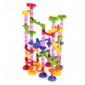 Easy Builing 105Pcs Kids Marble Track Race Toy Play Set Maze Game