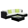 5pcs Outdoor Furniture Sofa Set Wicker Garden Patio Pool Lounge