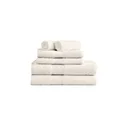 Amelia 500GSM 100% Cotton Towel Set -Single Ply carded 6 Pieces -Silence