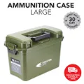Large Ammunition Case Weatherproof Ammo Box / Dry Box in Olive Drab
