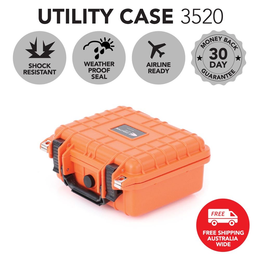 HD Series Utility Camera & Drone Hard Case 3520 - Hi Vis Orange