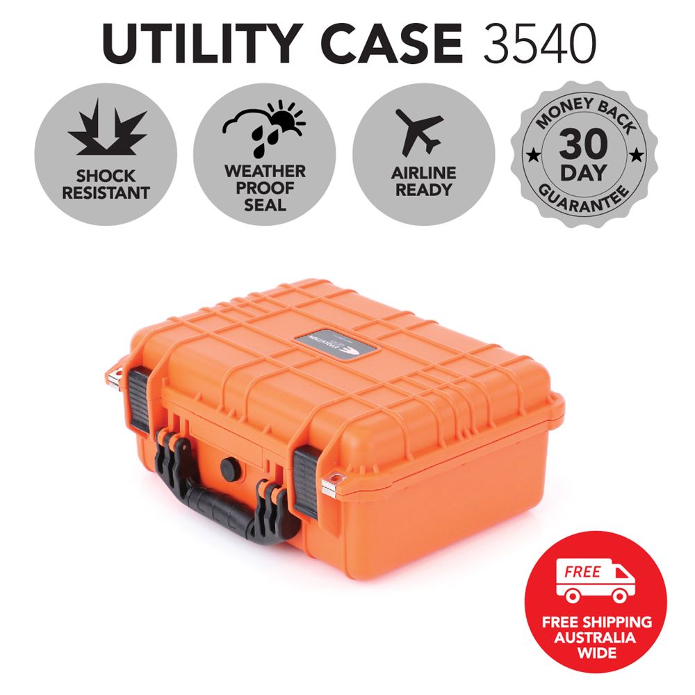 HD Series Utility Camera & Drone Hard Case - Hi Vis Orange