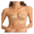 Fine Lines Refined 4 Way Convertible Wireless Strapless Bra in Nude Natural 14 B