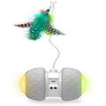 Bentopal Rechargeable Smart Wheel Feather Self Rolling Cat/Kitten Teasing Toy