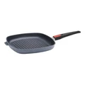 WOLL Diamond Lite Detachable Handle Induction Square Grill Pan 28cm in Black