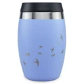 Ohelo Blue Tumbler With Etched Swallows