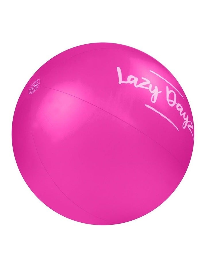 Lazy Dayz Inflatable Jumbo Beach Ball Pink