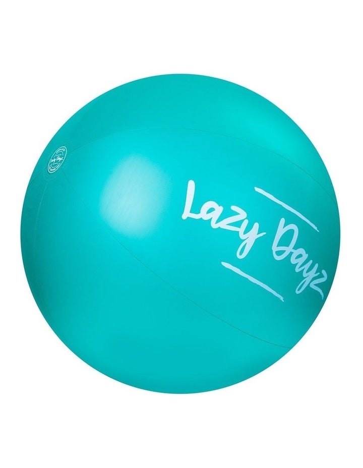 Lazy Dayz Inflatable Jumbo Beach Ball Teal