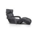 Artiss Adjustable Lounger with Arms Charcoal