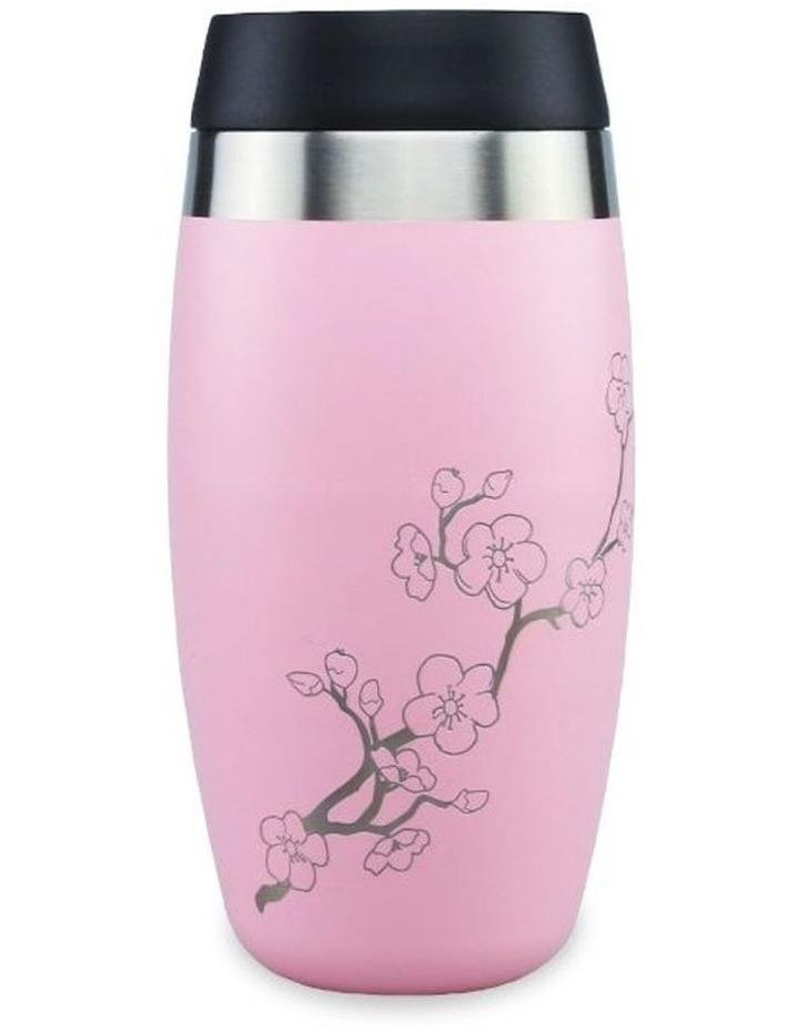 Ohelo Pink Tumbler With Etched Blossoms