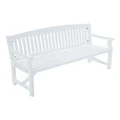 Gardeon Wooden Garden Bench Chair in White