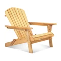 Gardeon Outdoor Foldable Garden Chair Natural
