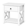 Artiss Bedside Tables Drawers Side Table Nightstand Lamp Chest Unit Cabinet x2 No Colour