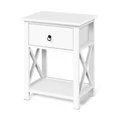 Artiss Bedside Tables Drawers Side Table Nightstand Lamp Chest Unit Cabinet x2 No Colour