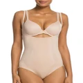 Spanx Oncore Open Bust Bodysuit in Beige Natural L