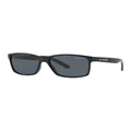 Arnette AN4185 Slickster Black Polarised Sunglasses Grey