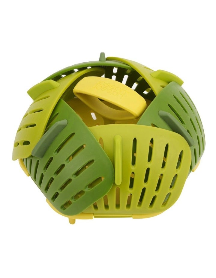 Joseph Joseph Bloom Folding Steamer Basket Green