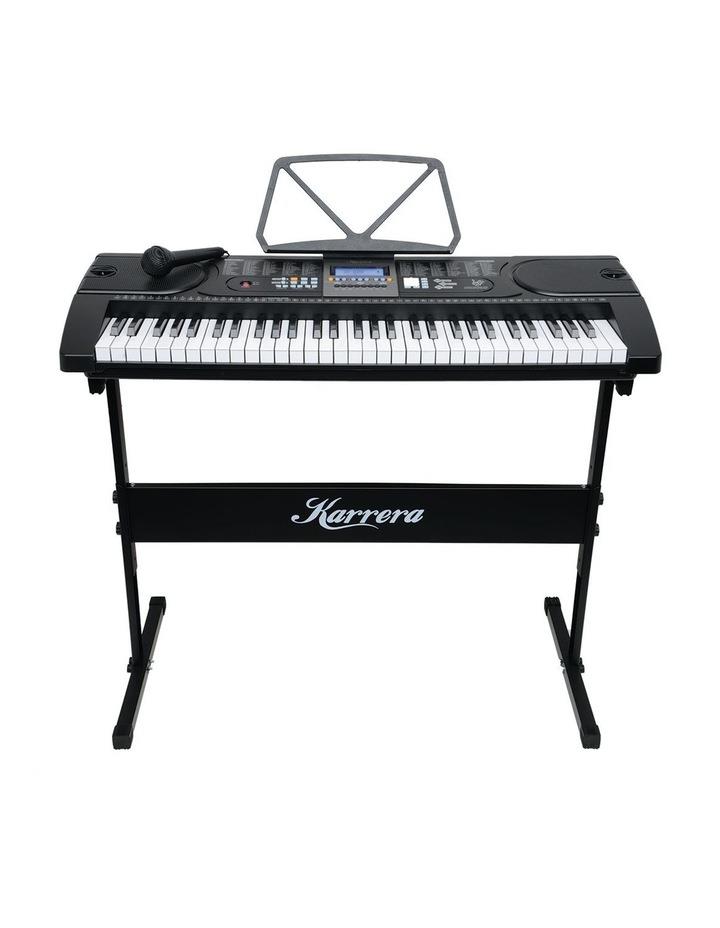 Karrera 61 Key Electronic Keyboard Teaching Piano Electric Music Stand Holder