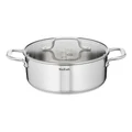 Tefal Virtuoso Induction Stewpot With Lid 24cm/5.3L in Stainless Steel Silver