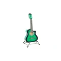 Karrera Childrens Acoustic Cutaway Wooden Guitar Ideal Kids Gift 1/2 Size Green