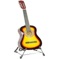 Karrera Childrens Acoustic Guitar Ideal Kids Gift 34in Sunburst Picks Bag