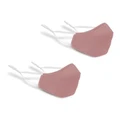Cattywampus Triple Layered Pink Face Mask 2 Pack Pink