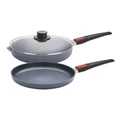 WOLL Woll Diamond Lite Detachable Handle Frypan (28cm) & Saut Pan (28cm) with Lid Gift Boxed