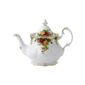 Royal Albert Old Country Roses Teapot Sugar & Creamer White