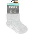 Bonds Baby Classics Cuff Socks 2 Pack in Grey Marle 00-1