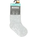 Bonds Baby Classics Cuff Socks 2 Pack in Grey Marle 2-4