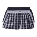 Calvin Klein Cotton Classics Woven Boxer 3 Pack in Navy Assorted L