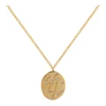 Mocha Cancer Zodiac Pendant Gold Necklace Assorted