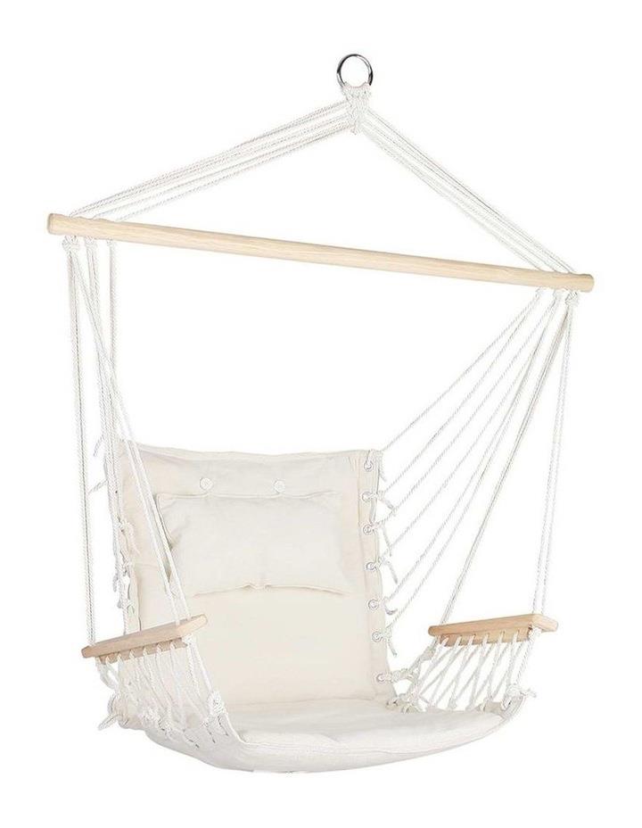 Gardeon Hammock Hanging Swing Chair Cream OSFA