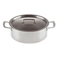 Le Creuset Classic 3 PLY Stainless Steel Deep Casserole 24cm