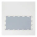 Heritage Florence Scalloped Edge Placemat Set of 4 in Duck Egg Blue