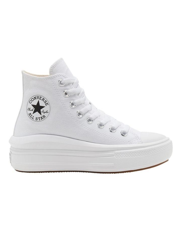 Converse Chuck Taylor All Star Move White/Natural Platform Sneaker White 8