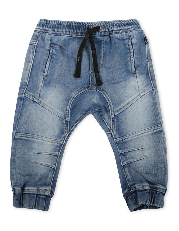 Indie Kids by Industrie Arched Drifter Pant (0-2 years) in Light Denim 0