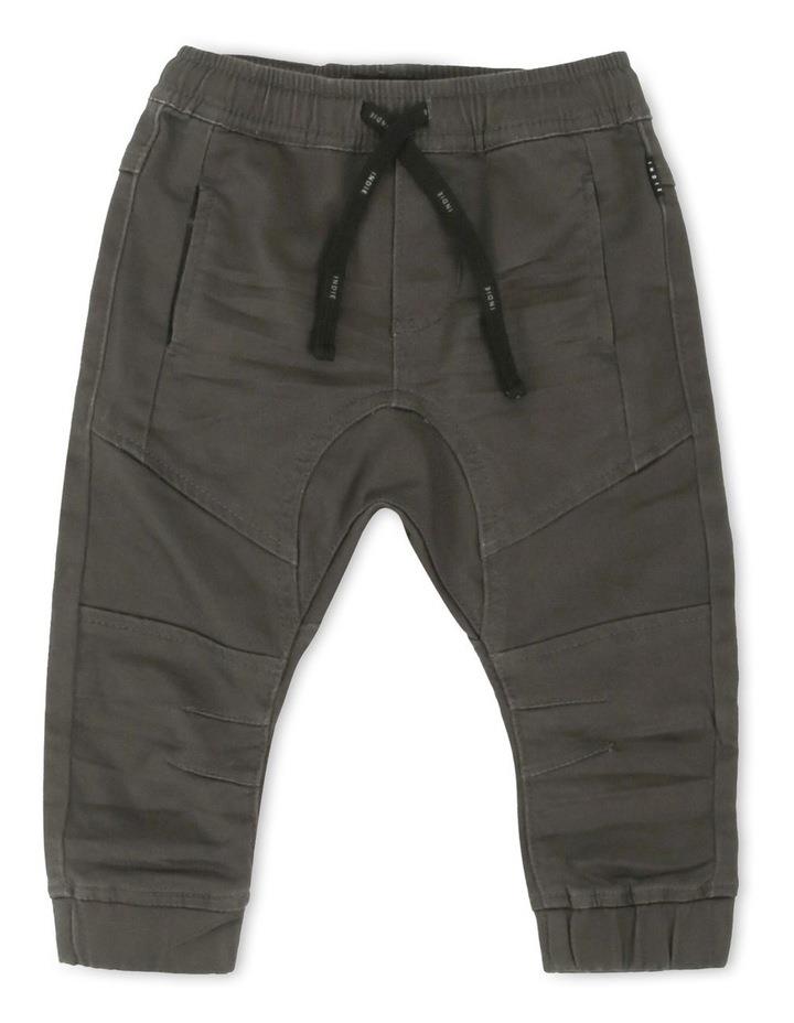 Indie Kids by Industrie Arched Drifter Pant (0-2 years) in Dark Khaki 0
