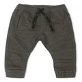 Indie Kids by Industrie Arched Drifter Pant (0-2 years) in Dark Khaki 2