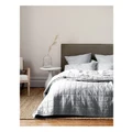 Aura Home Chambray Coverlet in Dove Grey QS/KS Bedcover