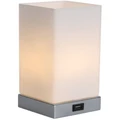 Lightsup Online Jessica Rectangle Touch Lamp With USB Port
