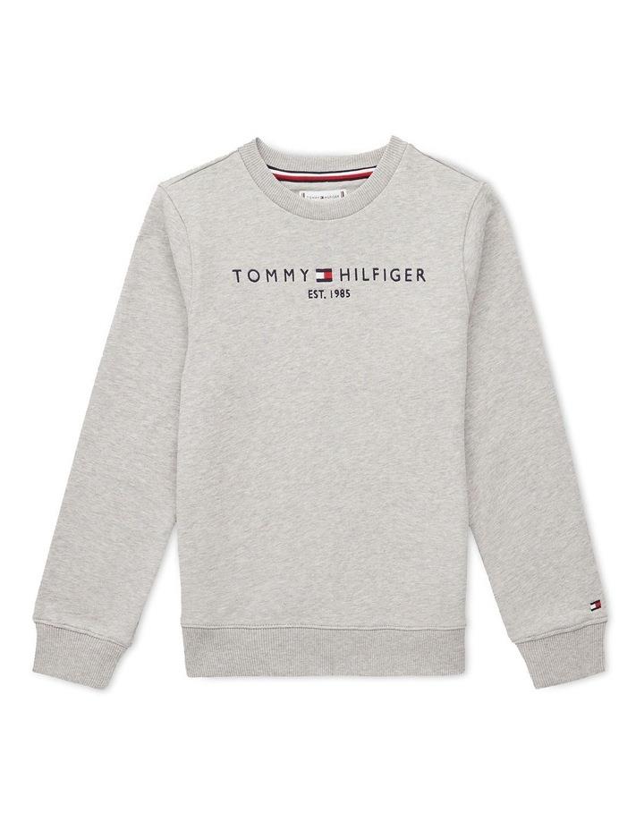 Tommy Hilfiger Essential Sweatshirt (3-7 Years) in Grey Grey Marle 7