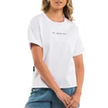 All About Eve Washed Tee in White 14