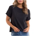 All About Eve Washed Tee in Washed Black 14
